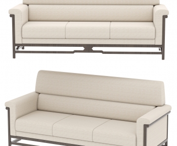 New Chinese Style Three-seat Sofa-ID:958235034