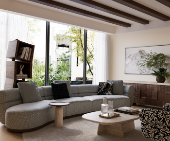 Modern A Living Room-ID:819595108