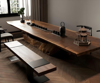 New Chinese Style Tea Tables And Chairs-ID:737823961