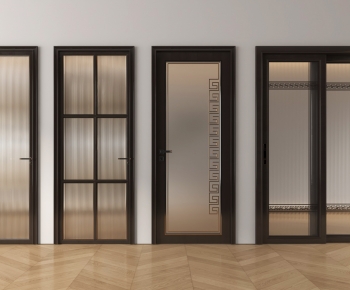 New Chinese Style Single Door-ID:799407016