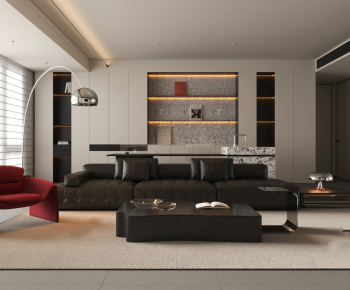 Modern A Living Room-ID:176249988