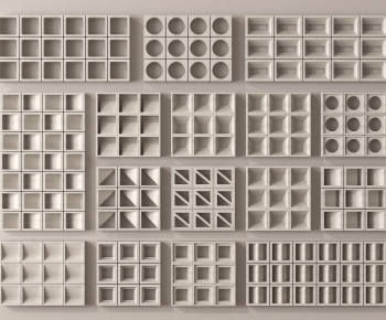 Modern Cement Brick Screen Partition-ID:881578926