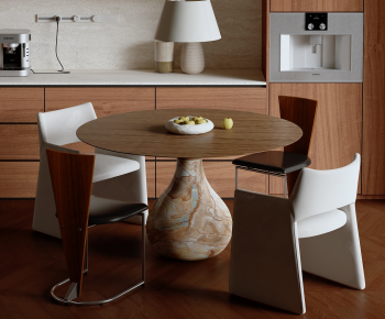Modern Dining Table And Chairs-ID:290334943
