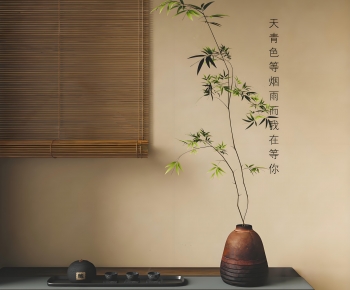 New Chinese Style Aquatic Green Plant-ID:515669113