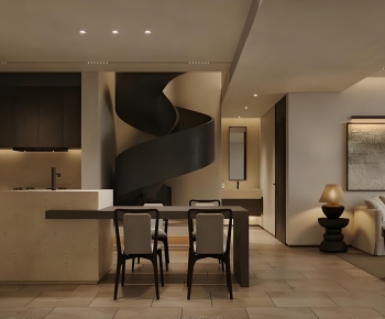 Modern A Living Room-ID:616708996