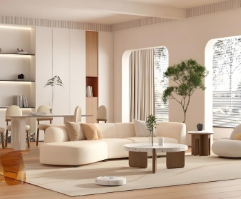 Modern A Living Room-ID:736200098