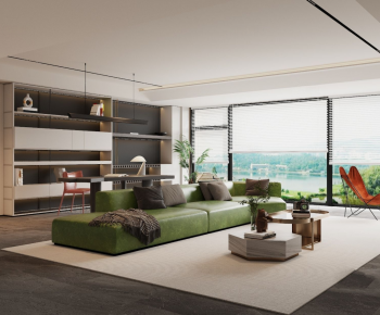 Modern A Living Room-ID:340842016