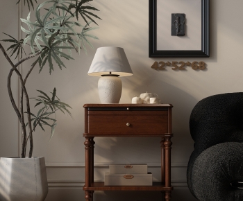 American Style Bedside Cupboard-ID:537758117