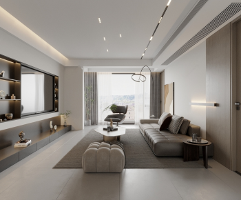 Modern A Living Room-ID:930811886