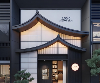 New Chinese Style Facade Element-ID:645462991