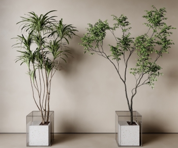 Modern Ground Green Plant Potted Plants-ID:674722915
