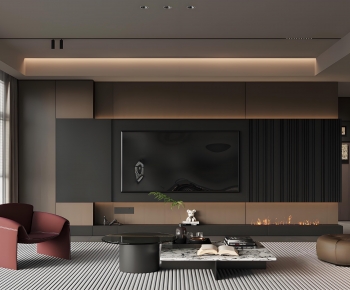 Modern A Living Room-ID:481806997