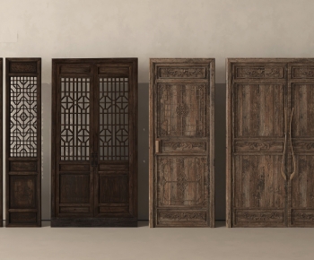 New Chinese Style Double Door-ID:634502893