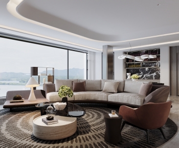 Modern A Living Room-ID:759835967