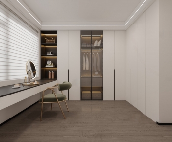 Modern Clothes Storage Area-ID:487504012