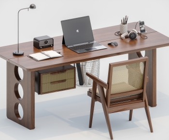 Modern Computer Desk And Chair-ID:673736103