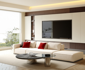 Modern A Living Room-ID:745569949