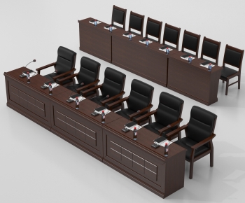 New Chinese Style Conference Table-ID:485385891