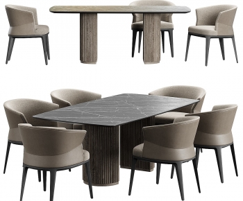 Modern Dining Table And Chairs-ID:664339071