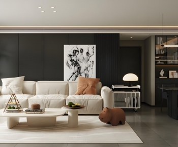 Modern A Living Room-ID:632982023