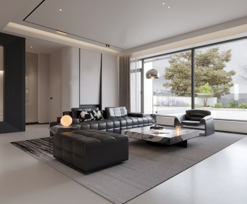 Modern A Living Room-ID:644587042