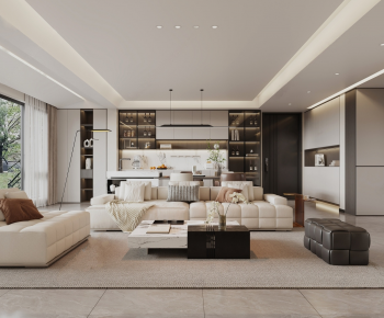 Modern A Living Room-ID:217698101