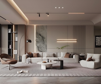 Modern A Living Room-ID:761044985