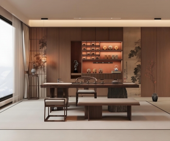 New Chinese Style Tea House-ID:843360906