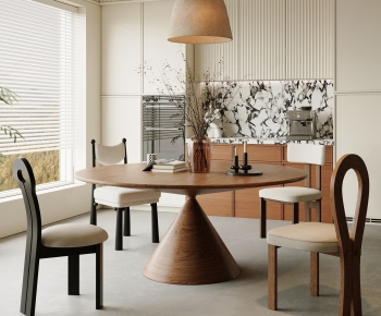 Modern Dining Table And Chairs-ID:458671092