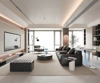 Modern A Living Room-ID:270136129