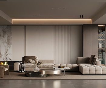 Modern A Living Room-ID:971134907