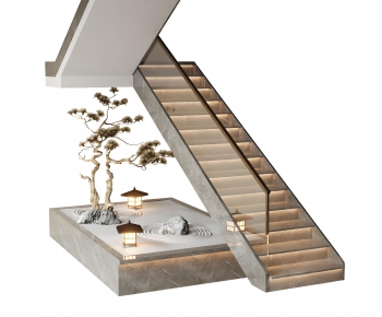 New Chinese Style Staircase-ID:332433943