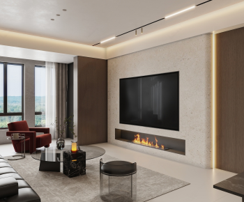 Modern A Living Room-ID:495294092