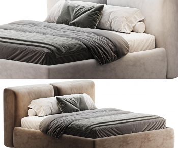 Modern Double Bed-ID:156781912