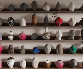 Wabi-sabi Style Clay Pot-ID:175174959