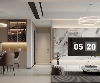 Modern A Living Room-ID:820904026