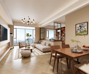 Modern A Living Room-ID:187844997