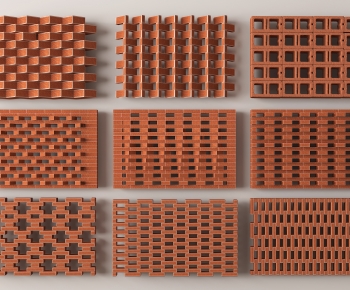 Modern Cement Brick Screen Partition-ID:560791978