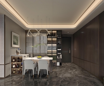 Modern Dining Room-ID:863457929