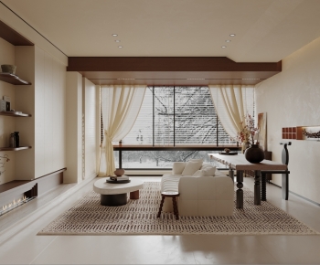 Wabi-sabi Style A Living Room-ID:155692104