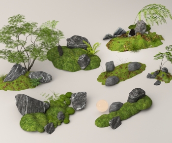 Modern Rockery Waterscape-ID:332695966