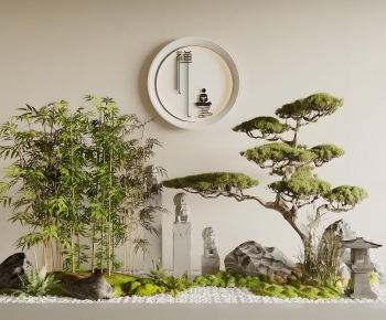 New Chinese Style Plant Landscaping-ID:105504044