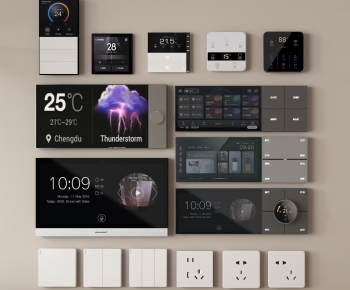 Modern Switch Socket Panel-ID:328493129