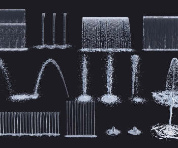 Modern Rockery Waterscape-ID:123677025