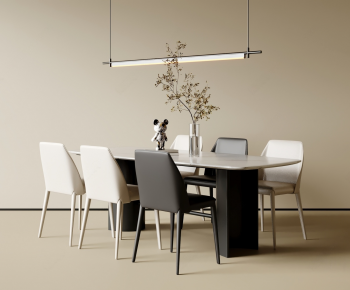 Modern Dining Table And Chairs-ID:720632088