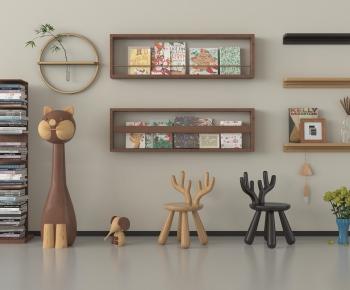 Modern Bookshelf-ID:742547048