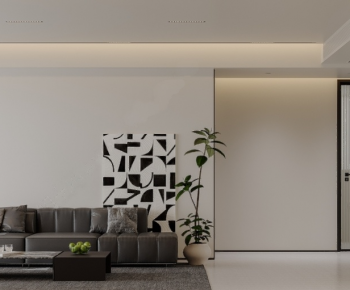 Modern A Living Room-ID:871373898