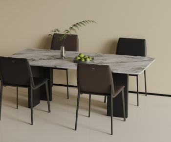 Modern Dining Table And Chairs-ID:349284896
