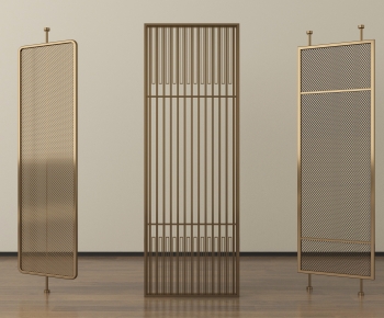 New Chinese Style Metal Screen Partition-ID:280025017
