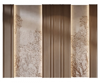 New Chinese Style TV Wall-ID:679788117